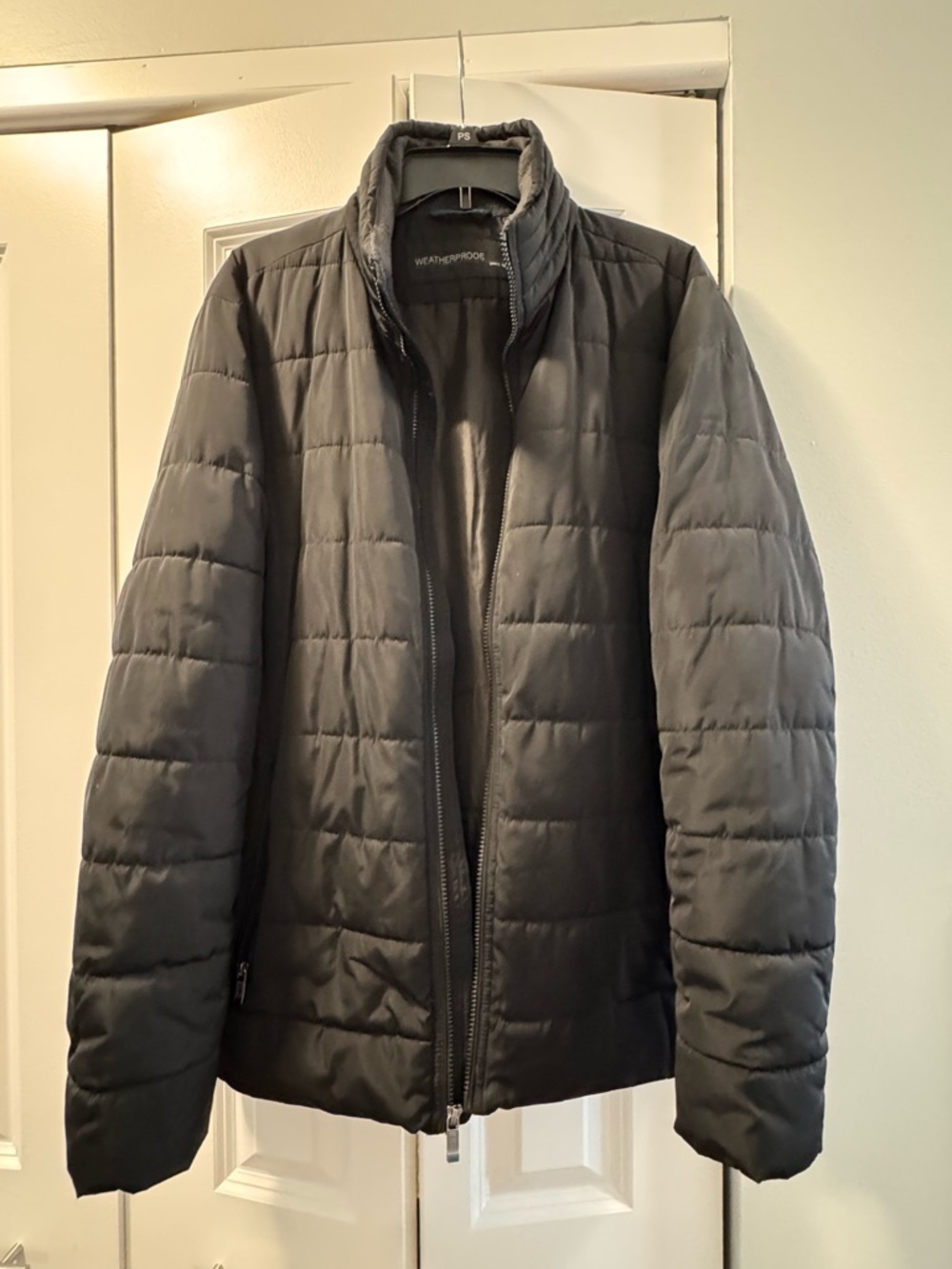 Weatherproof Men’s Black Quilted Puffer Coat